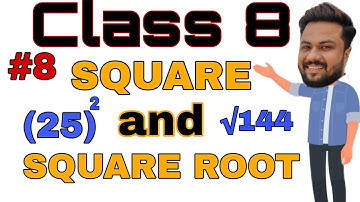 class 8 maths chapter 6 square and square root exercise 6.4 Q.1 square root by long division method