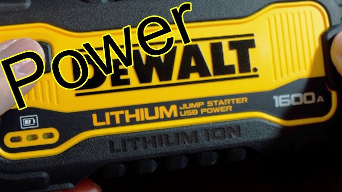 Dewalt 1600 Jump Starter Review