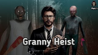 Professor's Granny heist Adventure | How did the money heist professor get caught in the granny game