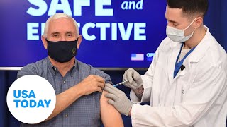 Vice President Pence receives COVID-19 vaccine | USA TODAY