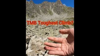 TMB Toughest Climb? - Tour Du Monu Blanc (TMB) Day 7 and 8 by camping by Jin Long Eng 62 views 1 year ago 3 minutes, 56 seconds