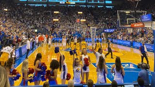 KU Cheerleading Allen Fieldhouse Indigenous Edition
