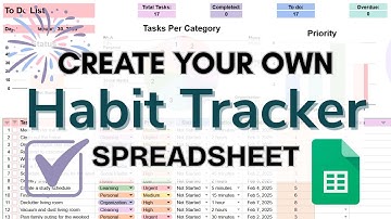 How to Create a Habit Tracker | Growing Plant | Step-by-Step Tutorial for Beginners Google Sheets