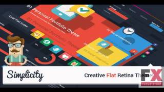 Preview Simplicity - Creative Flat Retina Theme