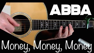 Video thumbnail of "ABBA - Money, Money, Money - Kelly Valleau fingerstyle guitar"