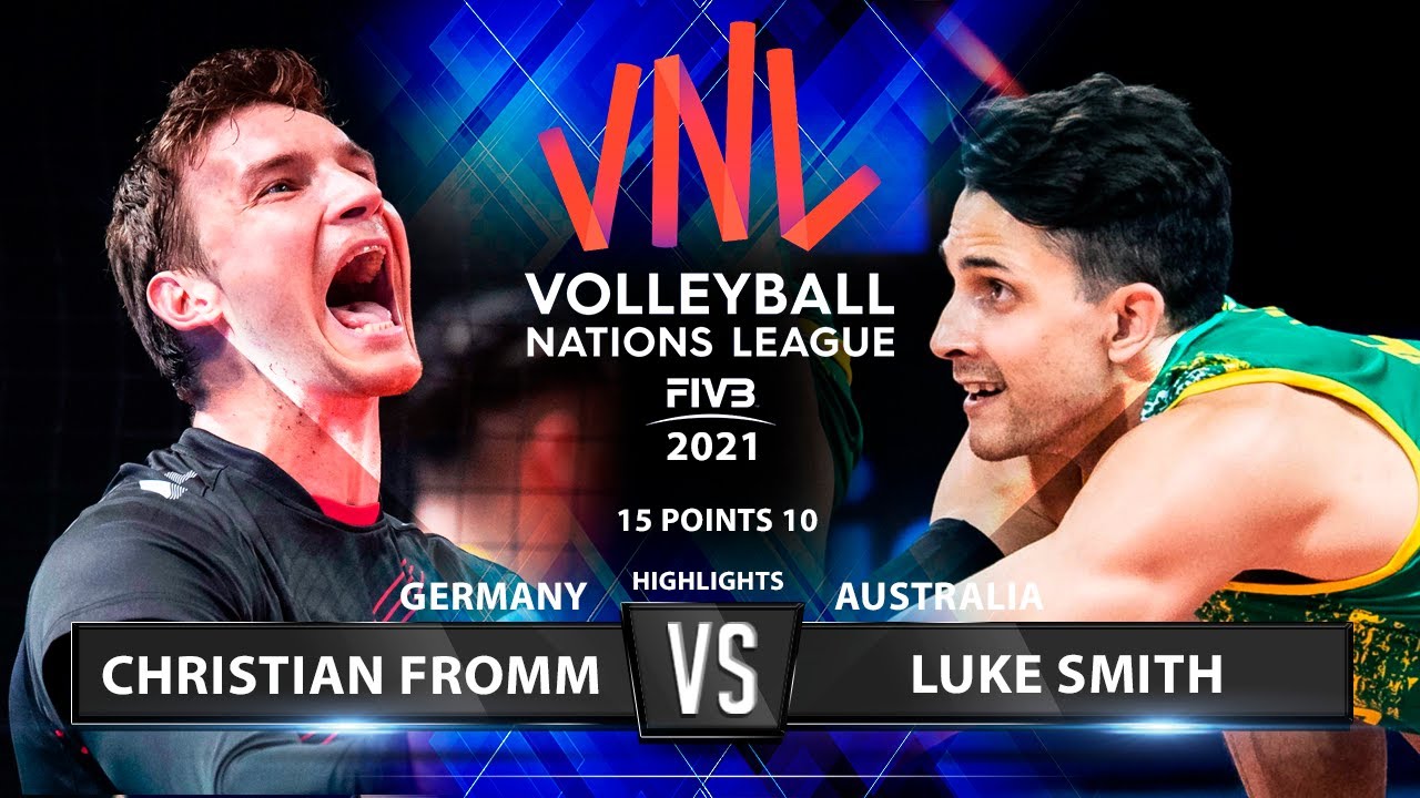 Fromm Christian vs Luke Smith | Germany vs Australia | VNL 2021 (HD)