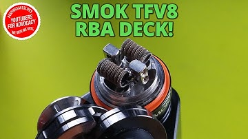 SMOK TFV8 RBA Deck Wicking!