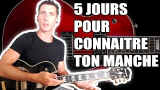 5 Jours pour Connaitre les notes sur le manche de la Guitare