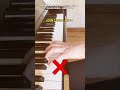 Correct Pinky Finger Position for Piano #piano #pianotips #pianotutorial