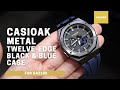 CasiOak GA2100 Twelve-Edge Metal Black &amp; Blue