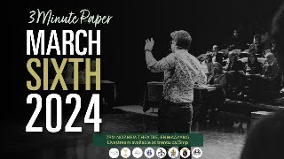 10th Annual Three Minute Paper Competition for Undergraduate Students