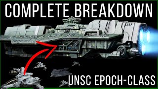 Epoch-class Heavy Carrier COMPLETE Breakdown (Halo UNSC Ships Explained)