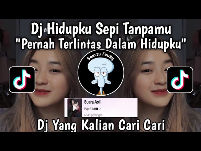 DJ PERNAH TERLINTAS DALAM HIDUPKU - DJ HIDUPKU SEPI TANPAMU VIRAL RIKTOK 2023 YANG KALIAN CARI !! class=