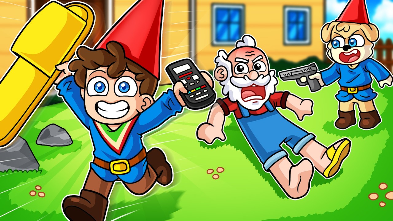 Mi AMIGOS y YO somos GNOMOS... 🍄🩴🏠 SILVIOGAMER en BURGLING GNOMES