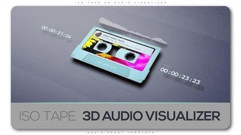 ISO Tape 3d Audio Visualizer II | After Effects Template
