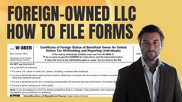 How to Complete Form W-9 or Form W-8BEN for a Foreign Owned Single Member LLC?