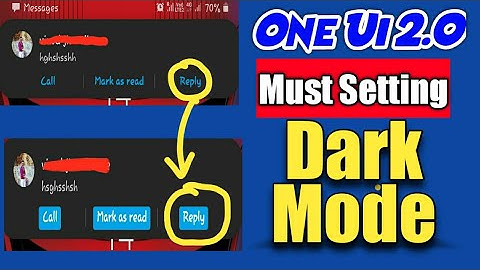 One UI 2.0 Beta|| Must Use Feature  with Dark Mode|| Samsung Note 9