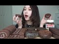 【モッパン】大量のチョコレートを食べまくったら鼻血出かけた。