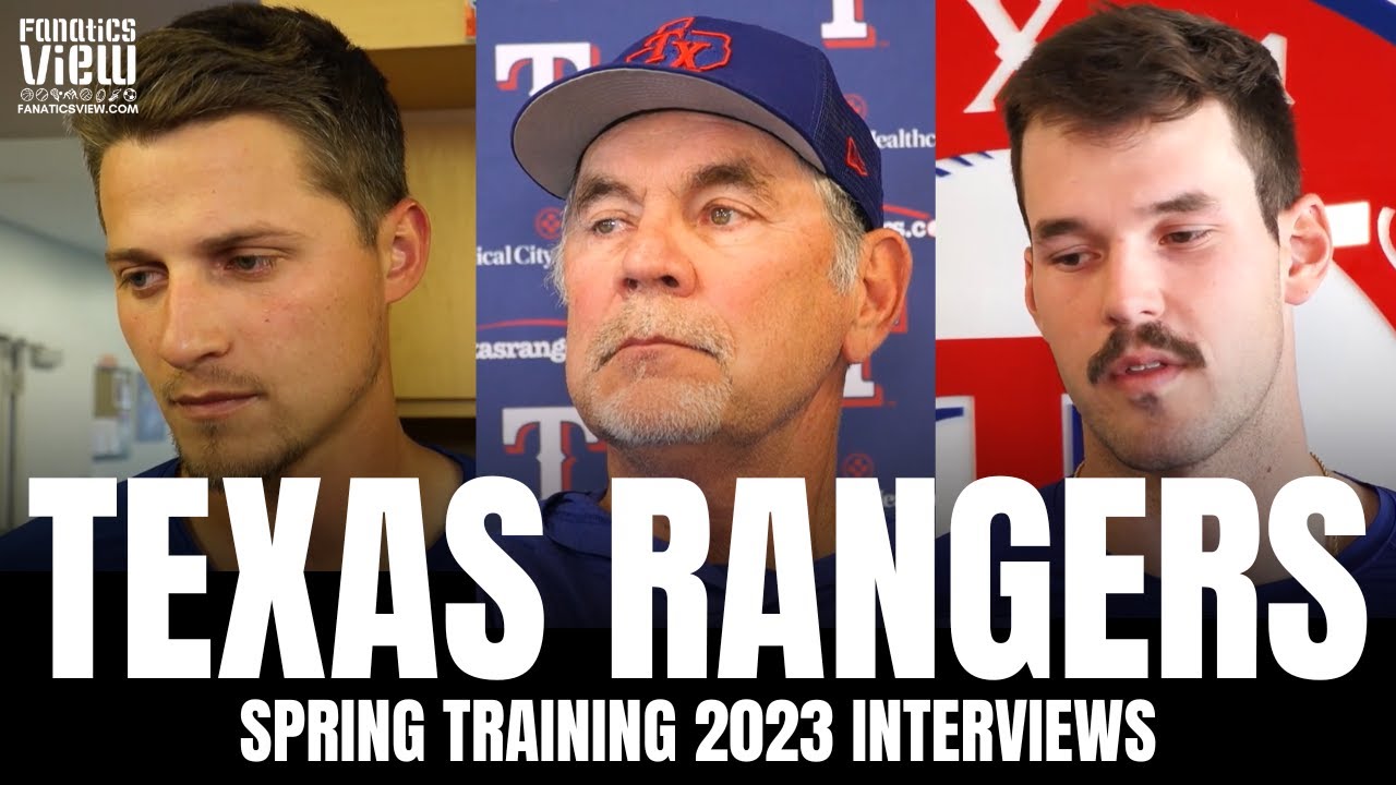 Bruce Bochy, Corey Seager & Cole Ragans talk Texas Roster Moves, Rangers  Opening Week Rotation 