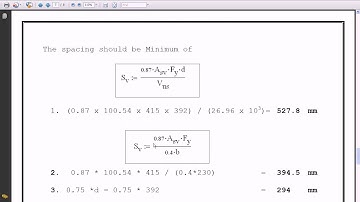 06 Plugin STAAD Beam summary with Z Axis Shear Design