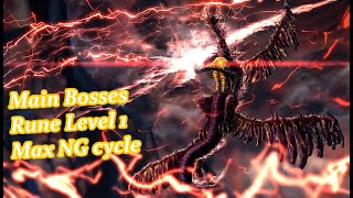 Elden Ring Main Bosses NO DAMAGE [RL1, NG+7, no buffs/%dmg]