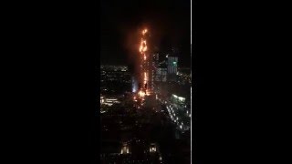 Fire beaks out at Address Downtown hotel Dubai