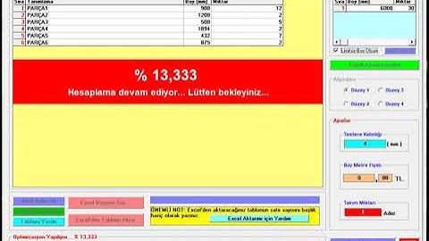 OptiProf 1D - Length Cutting Optimization Software