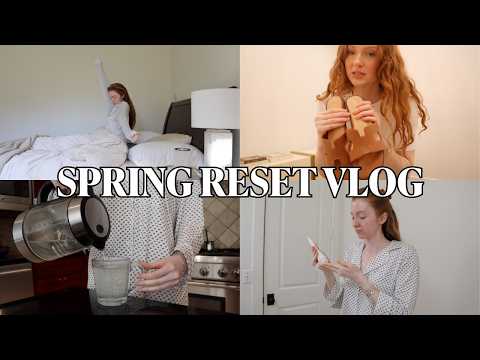 VLOG: Spring Reset! Deep Cleaning + Decluttering, Getting Back in Routine, Walmart Fashion Haul