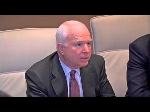 შეხვედრა  სენატორ ჯონ მაკკეინთან