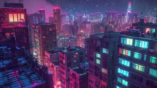 Chill Lofi Hip Hop Beats 🎶 Rain Ambiance in Lofi Town ☔️ Lofi Mix [ Beats To Relax / Chill To ]