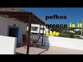 pefkos greece  our apartment   ,what pandemic   ,really sunny nice ,