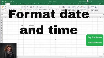 How to format date and time in Excel for Salesforce