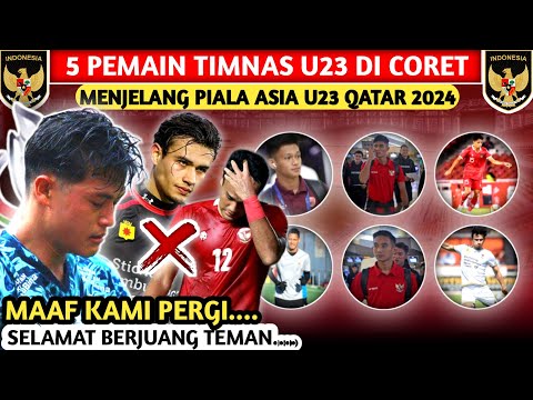 DEWANGGA TERSINGKIR . DAFTAR 5 PEMAIN TIMNAS U23 INDONESIA DI CORET MENJELANG PIALA ASIA U23 2024