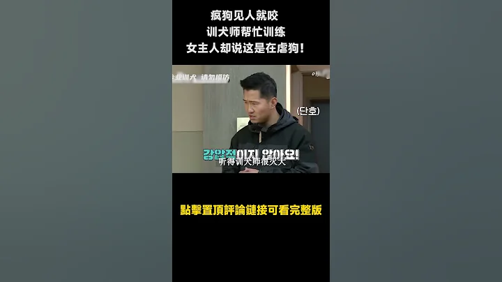 疯狗见人就咬，训犬师让主人带嘴套，主人却说这是在虐狗！ - 天天要闻