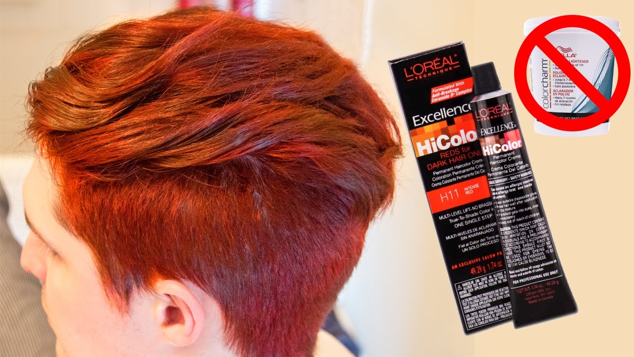 jaebum red hair, coloring your hair with no bleach, hicolor h11, hicolor in...