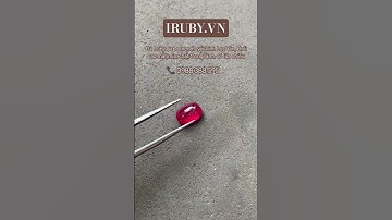 Đá Ruby cabochon huyết kính Lục yên tự nhiên 100% TL 3,70ct #ruby #luxury  #daquylucyen #viralshort