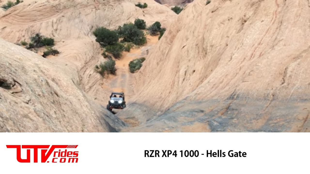 2014 RZR XP 4 1000 - Hell's Gate - YouTube