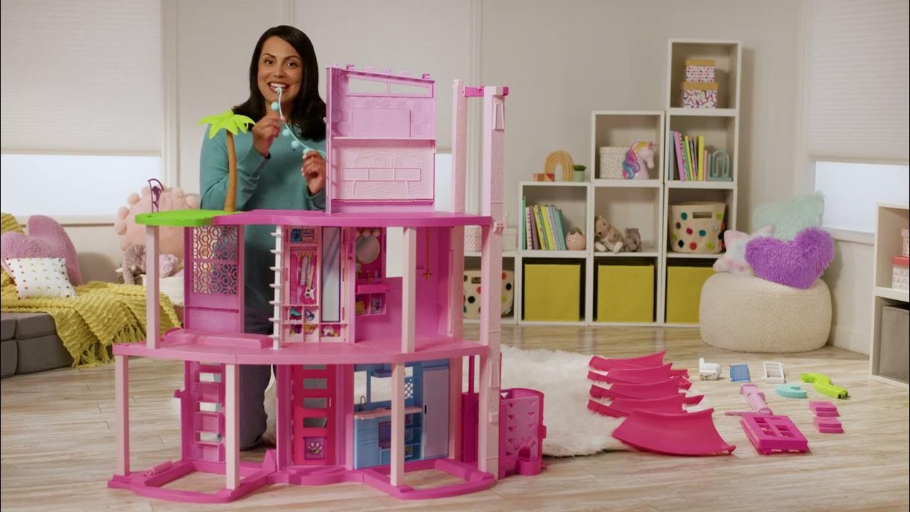 Barbie Dreamhouse 2023, Pool Party Doll House with 75+ Pieces and 3-Story  Slide, Barbie House Playset, Pet Elevator and Puppy Play Areas​ [Video]  [Video]