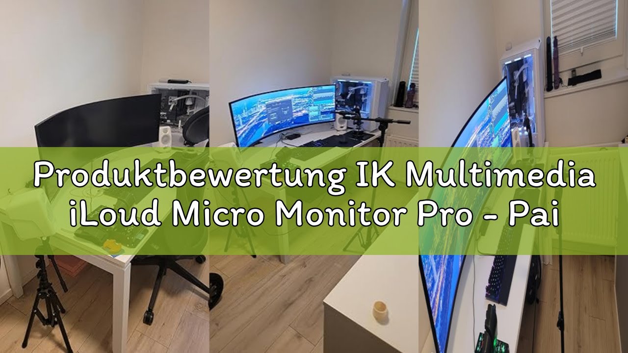 Produktbewertung IK Multimedia iLoud Micro Monitor Pro - Pair - 2-Way bi-amped, highly portable, dig
