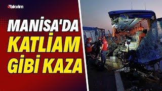 Manisada Katliam Gibi Kaza 6 Ölü