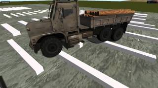 Unity Realistic Vehicle Simulation - Cargo Test