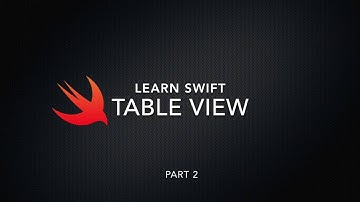 Learn Swift 2 IOS How to use UITableView Part 2