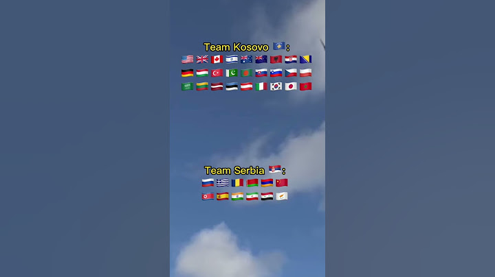 Team Kosovo 🇽🇰 vs Team Serbia 🇷🇸