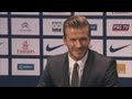 David Beckham reveals he will donate his salary from PSG  to charity