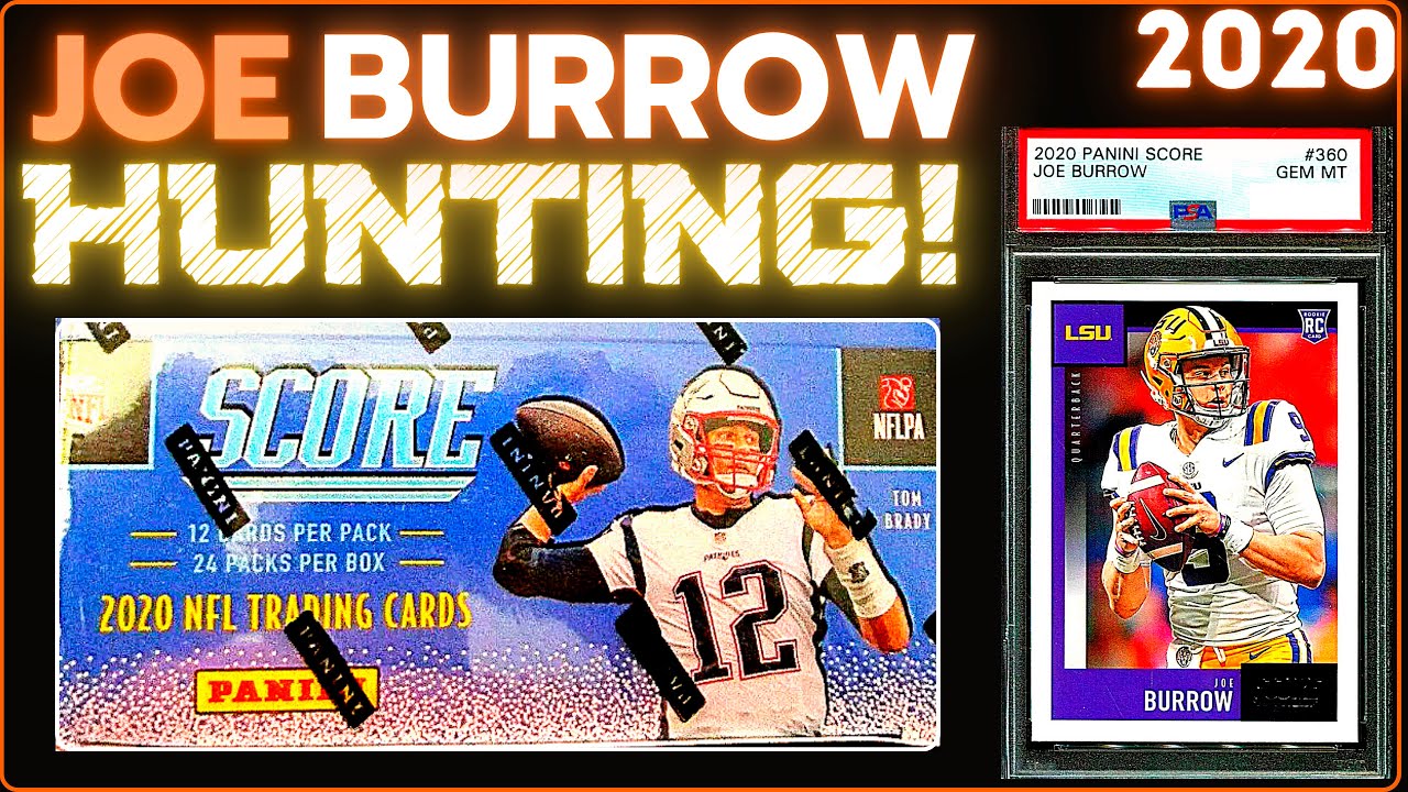 Score 2020 Football - Joe Burrow Rookie Cards