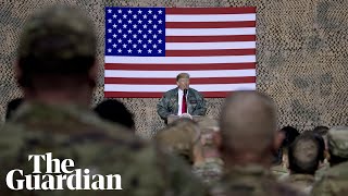 ‘We’re no longer the suckers of the world,' Trump tells troops in Iraq