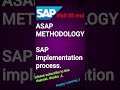 ASAP METHODOLOGY in sap implementation. #job #sapclasses #sap #course