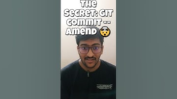Het geheim: git commit --amend 🤯 #trending #git #developertips