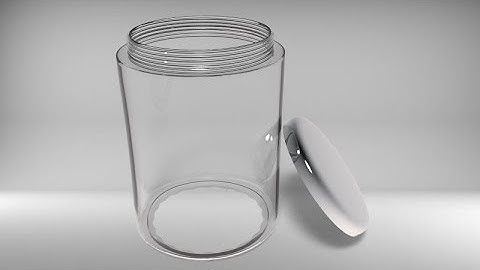 Maya Tutorial 2015 | How to create Glass Jar With Maya 2015 & Keyshot 6.0 Pro