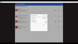 Managing Outlet Status of Online Aggregators screenshot 4